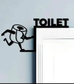 新品未使用　トイレサイン　インテリア