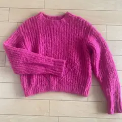 ロンハーマン 21AW モヘア ハートニット ピンク プルオーバー