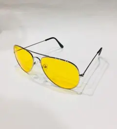 ティアドロップ イエロー サングラス 新品