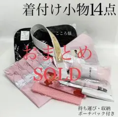 着付け小物セット どの着物にも使用可 ❗️安心14点収納バック付き1107⑥
