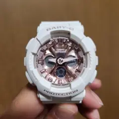 CASIO BABY-G ホワイト/ローズゴールド