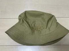 KENZO GOLF バケットハット キャップ 帽子 被り物 チェック 刺繍