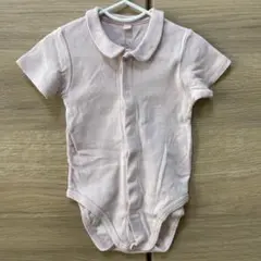 プチバトー　PETITBATEAU ピンク　ロンパース