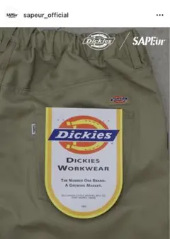 希少 sapeur サプールDickies ディッキーズ ダブルニー 874 黒 Dickies チノパン 「ROOPTOKYO別注」Dickies/ディッキーズ EASY