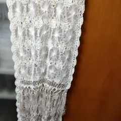 新品タグ付き未使用品　コムサイズム　 シースルー　レースストール　結婚式ストール