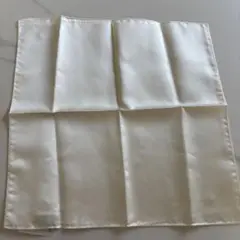 【新品】Franco Spada ポケットチーフ 白 絹100%