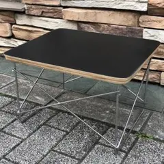 イームズ LTRテーブル ローテーブル LTRT Eames 机 黒/銀ベース