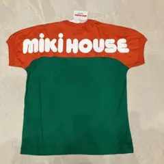 MIKI HOUSE Mサイズ Tシャツ オレンジ/グリーン　メンズ