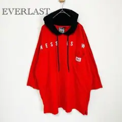 エバーラスト EVERLAST フード付パーカー ロゴ オーバーシルエット