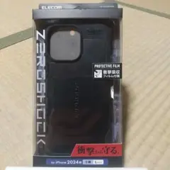 ELECOM ZERO SHOCK iPhoneケース ブラック