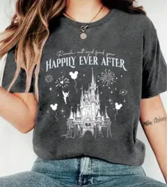 ディズニー　シンデレラ城　Tシャツ