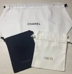 CHANEL & DIOR 巾着袋 セット