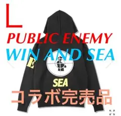 WIND AND SEA PUBLIC ENEMY パーカー 黒 L 新品未開封