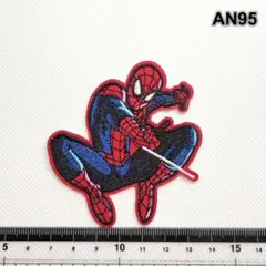 AN95 スパイダーマン　マーベル　アイロン接着　刺繍ワッペン　パッチ