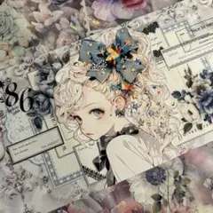 海外マステ22本切り売り♡簡易マステ袋付き♡（横）