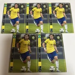 Filipe Luis 2014年ワールドカップカード5枚セット
