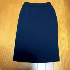 【極美品】PLST プラステ　タイトスカート ネイビー　S