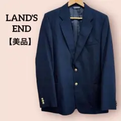 LAND'SEND ランズエンド 金ボタンジャケット ネイビー