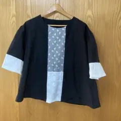 SALE‼️¥2800→¥2200綿麻プルオーバー（ブラック）