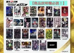 【まとめ売り】RIZINポテトスティックポスターカードコレクション※商品説明必読
