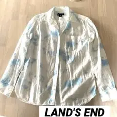 LAND'S END ランズエンド タイダイ 長袖シャツ　レディースM