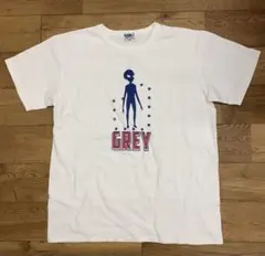 フェローズPHERROW’S Tシャツ ホワイト　Lサイズ　エイリアンデザイン