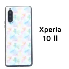 Xperia 10 Ⅱ ケース カバー リボン柄