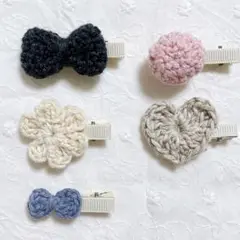 【特別価格】5本セット ヘアクリップ (送料込/匿名配送)