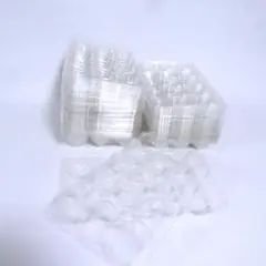 透明 プラスチック容器 卵パック 15個入り 37枚