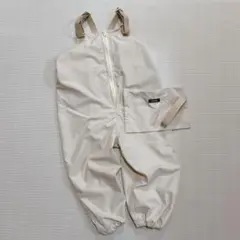 【美品】emoka プレイウェア　オートミール　80-90サイズ　付属のポーチ