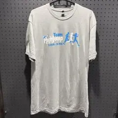 アメリカ古着 男女兼用 陸上 マラソンTシャツ L グレー スポーツウェア