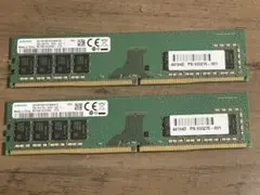 【中古】SAMSUNG メモリ 8GB 2枚 PC4-2400T-UA2-11