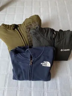 THE NORTH FACE他 フード付きアウター 3点まとめ売り　100㎝