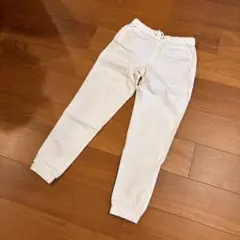 【未使用】UNIQLO ユニクロ　ジョガーパンツ　白　ホワイト