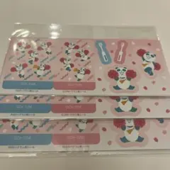 イオンパンダ　歯磨き　シール　ステッカー　3枚