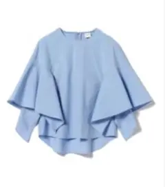 極美品　EFFE BEAMS ラウンドフリル ブラウス
