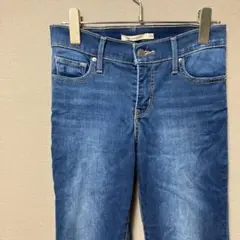 リーバイス　ストレッチデニムパンツ(25インチ)ブルージーンズクロップド丈