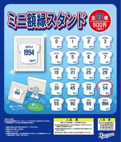 中日ドラゴンズ ミニ額縁スタンド 藤嶋健人選手