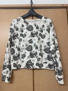 花柄 スウェット トレーナー