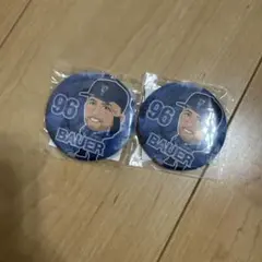 バウアー　ベイスターズガチャ　缶バッジ