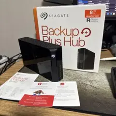 8TB外付けHDD USBハブ付き SEAGATE
