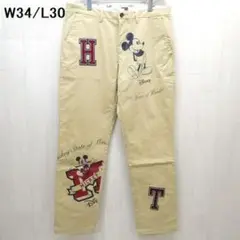 トミーヒルフィガーxディズニー ミッキーマウス チノパンツ W34 L34