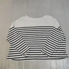 earth music&ecology ボーダー長袖Tシャツ　 Fサイズ