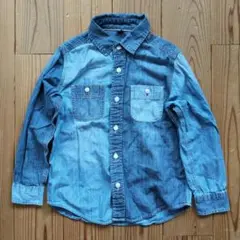 デニム長袖シャツ サイズ120