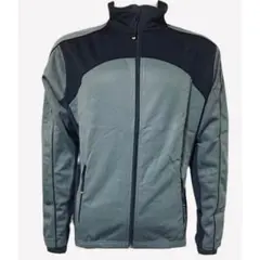 【売れ筋】防風長袖ウインドブレークジャケット サイクリングウェア 灰黒 XXL