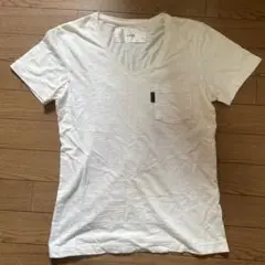 AKM VネックTシャツ ホワイト S