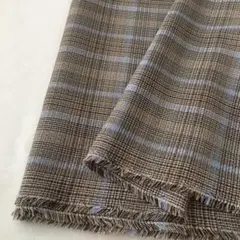 H4X/560H773◆560cm 感謝祭/ポリ系先染めチェック生地/アパレル