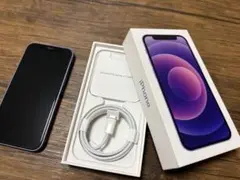 iPhone12 mini パープル 256GB 箱アクセサリー付