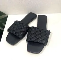 最終値下げ　H&M 編み込みフラットサンダル