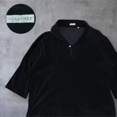 ＋CLOTHET Micro Pile カプリシャツ ネイビー サイズ3 L相当